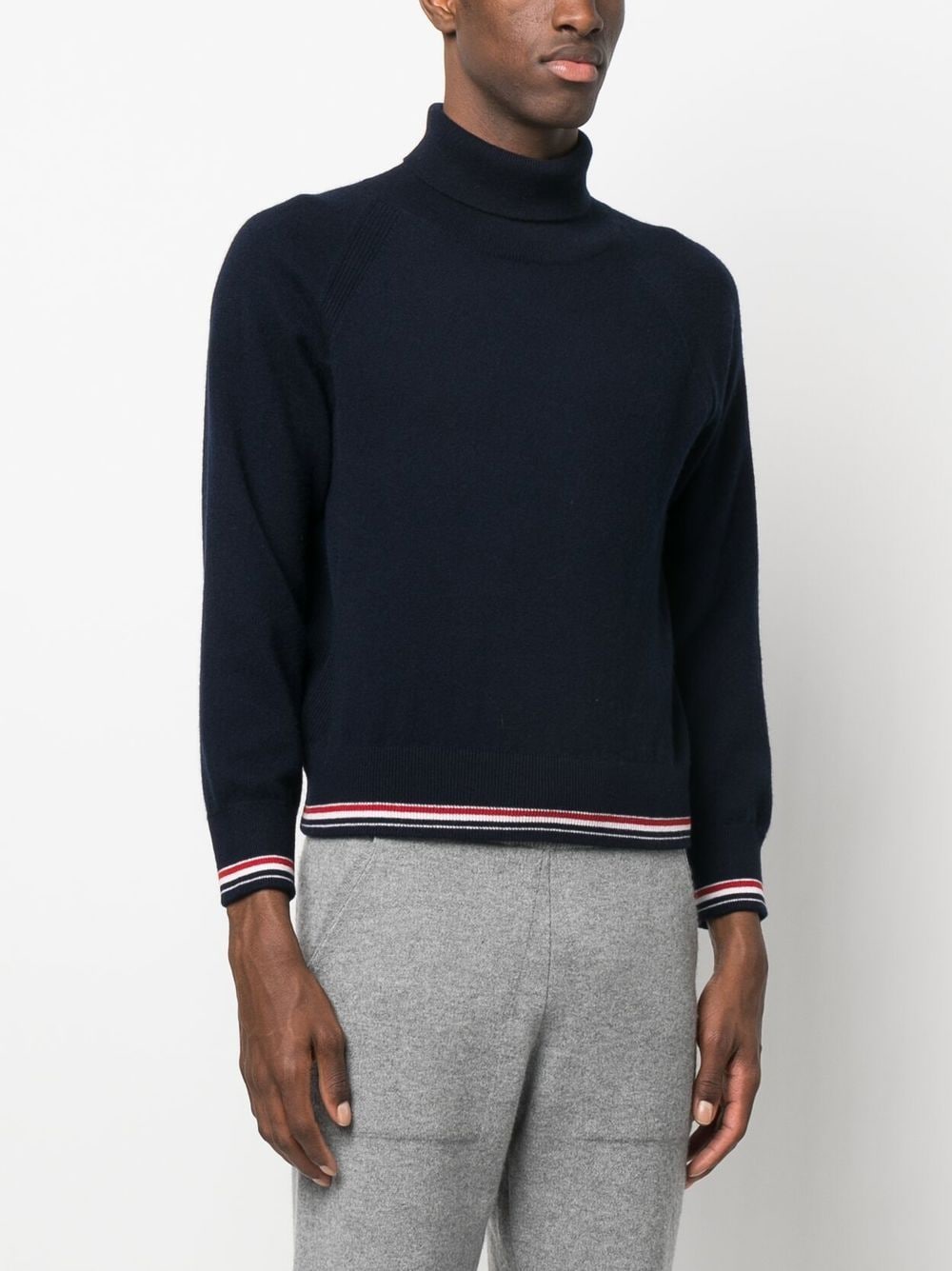 Thom Browne Sweaters Blue Topwear Thom Browne