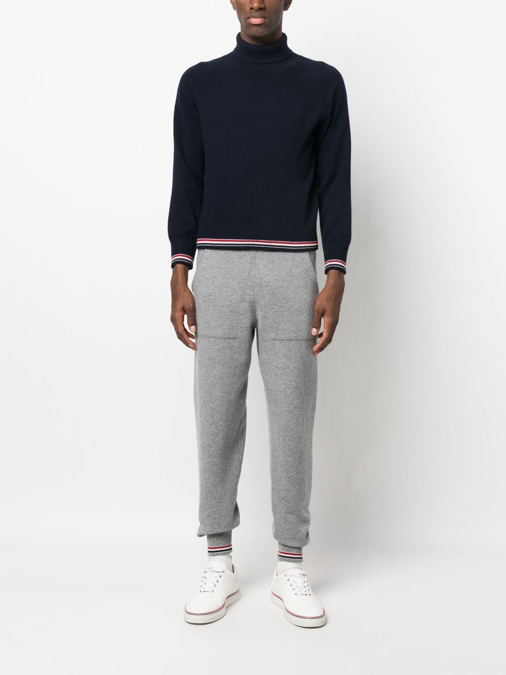 Thom Browne Sweaters Blue Topwear Thom Browne