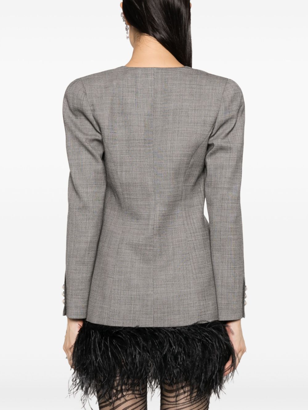 Alessandra Rich Jackets Grey Jackets Alessandra Rich