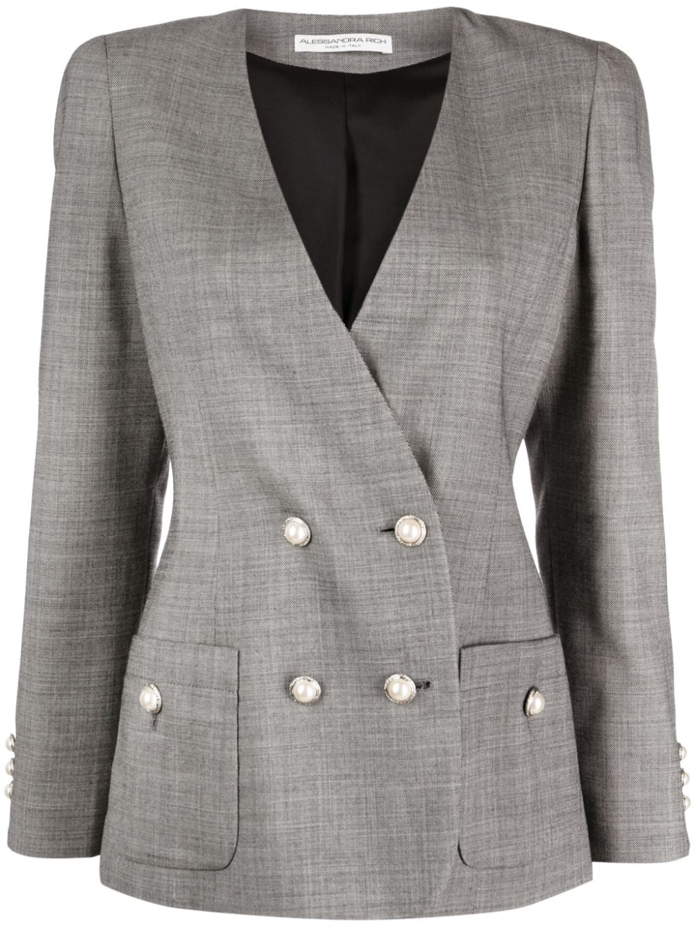 Alessandra Rich Jackets Grey Jackets Alessandra Rich