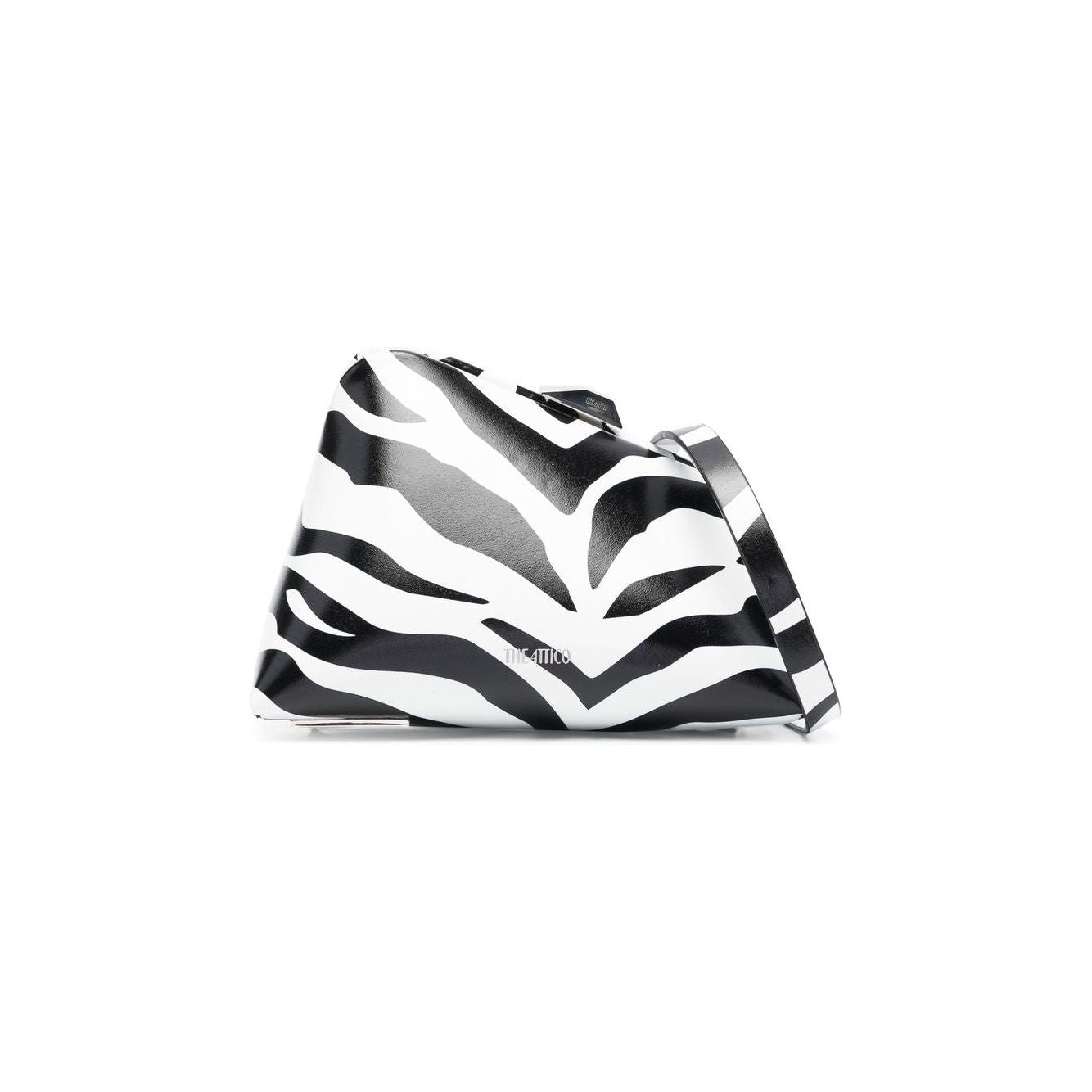 The Attico calf leather zebra print Shoulder Bag Clutches The Attico