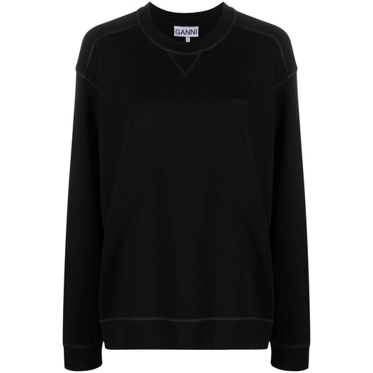 GANNI Sweaters Black Topwear Ganni