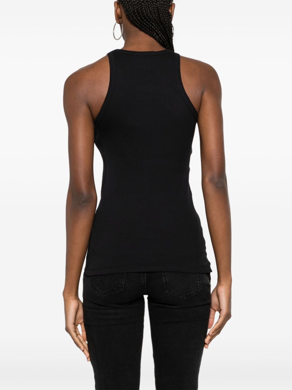 The Attico Top Black Topwear The Attico