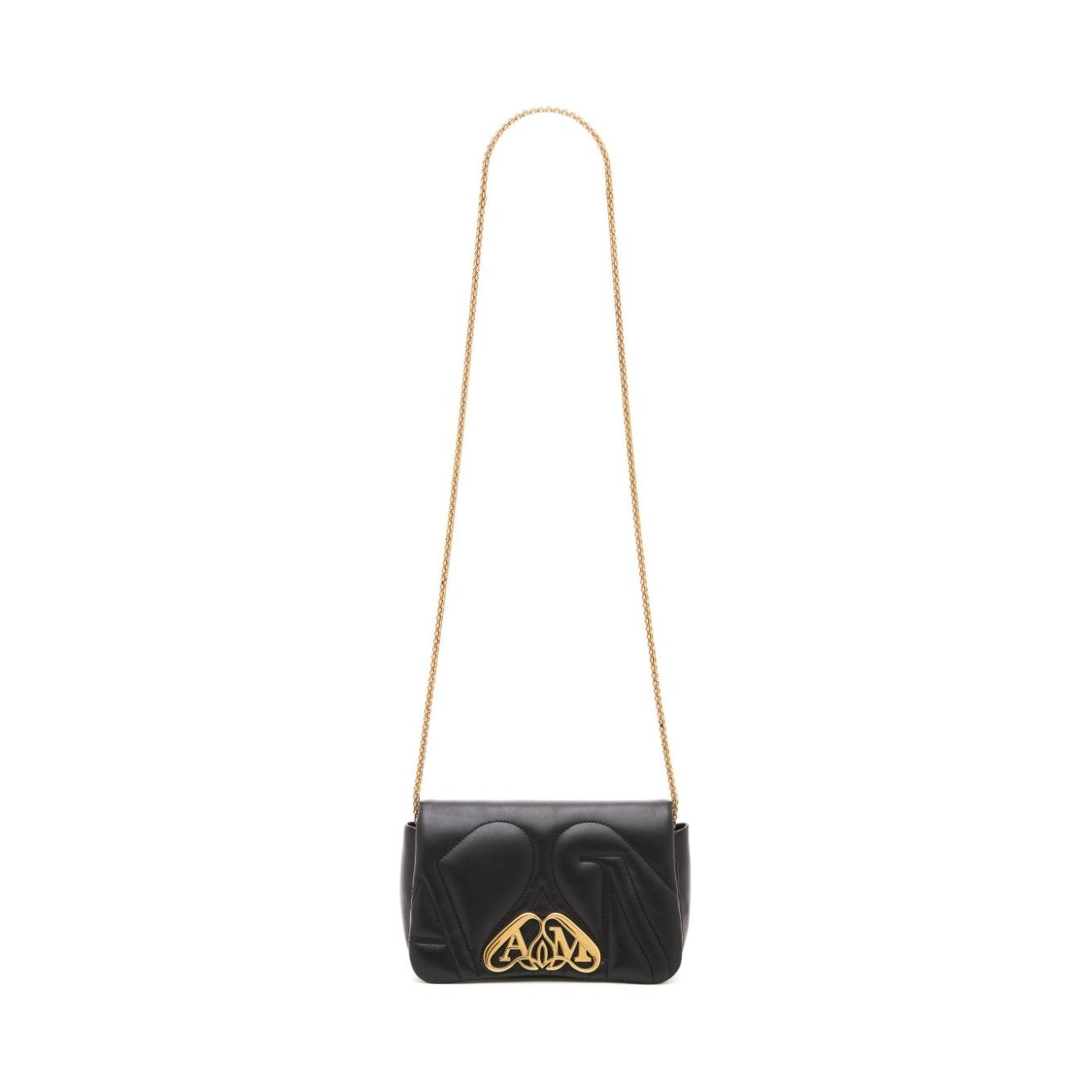 Alexander McQueen black lambskin smooth grain Shoulder Bag Shoulder Alexander Mcqueen