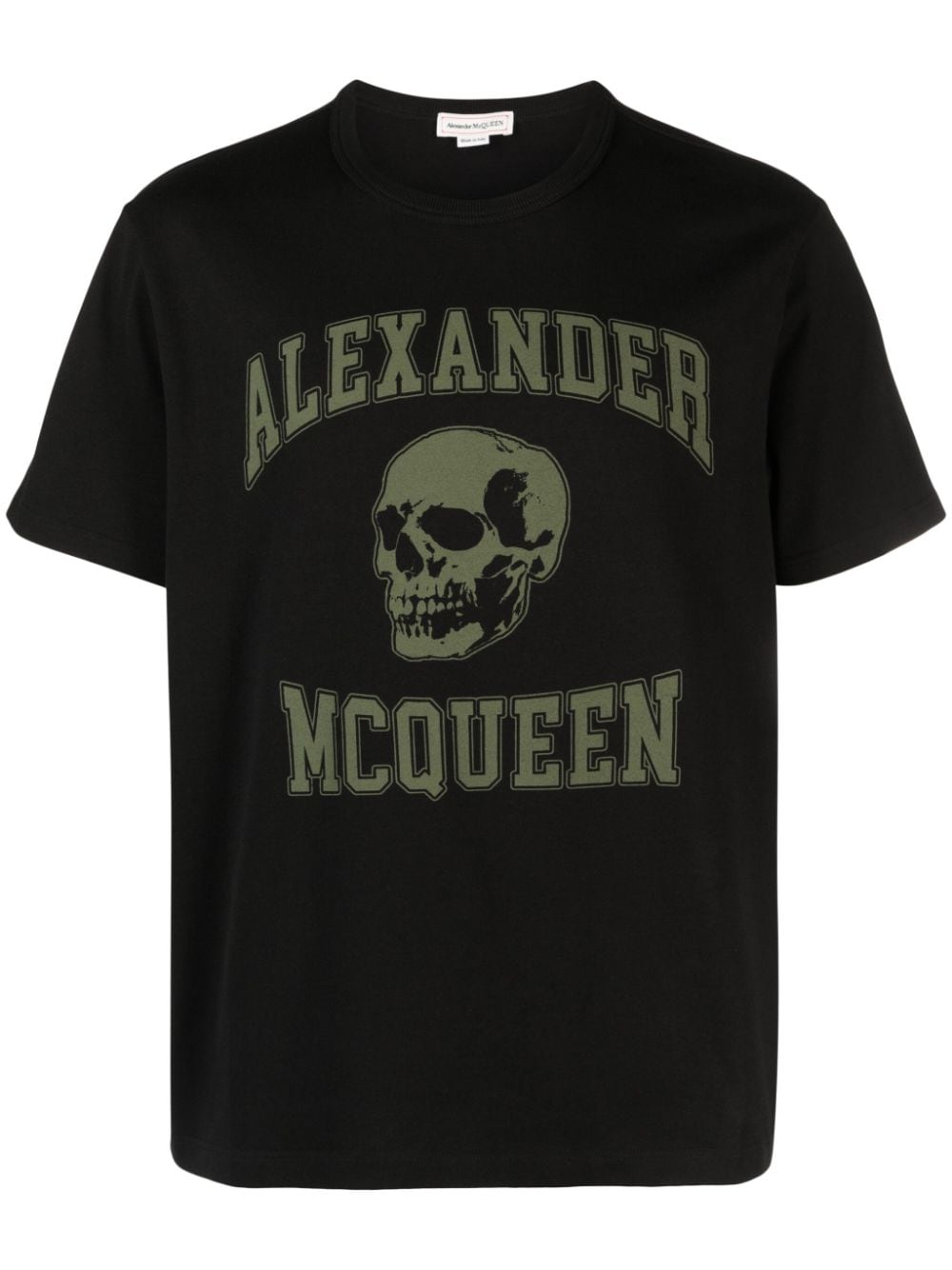 Alexander McQueen T-shirts and Polos Black Topwear Alexander Mcqueen