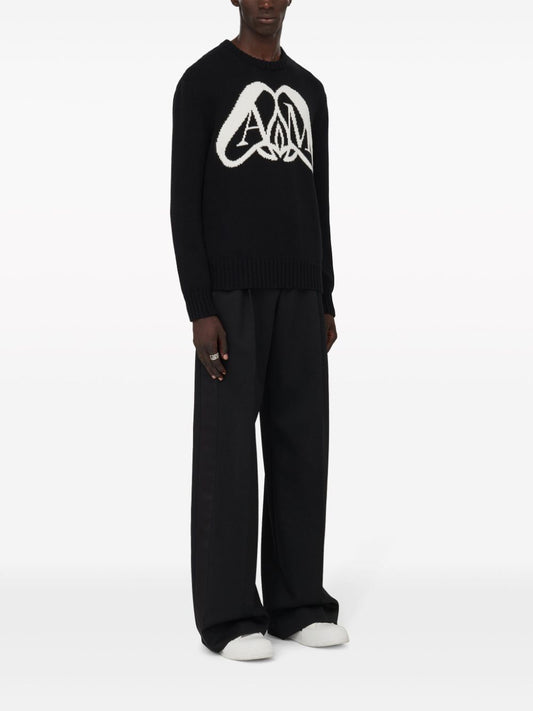 Alexander Mcqueen Alexander McQueen Sweaters Black Topwear Alexander Mcqueen