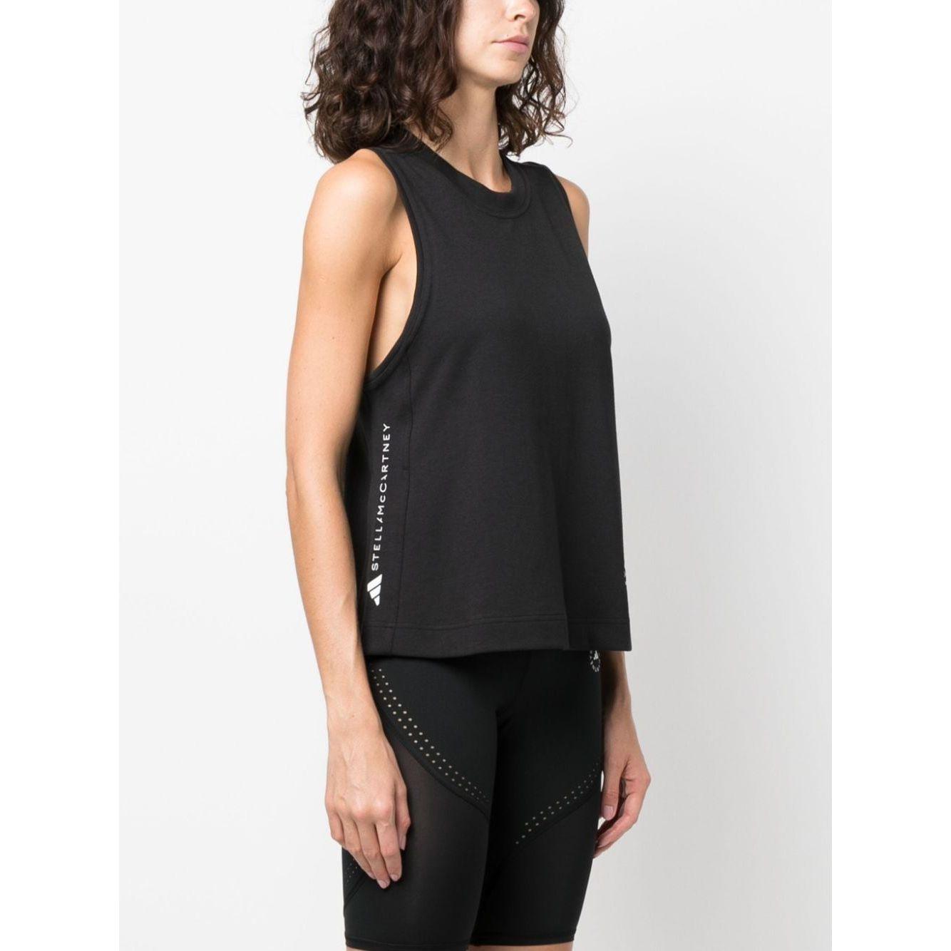 Adidas By Stella McCartney Top Black Topwear Adidas By Stella McCartney