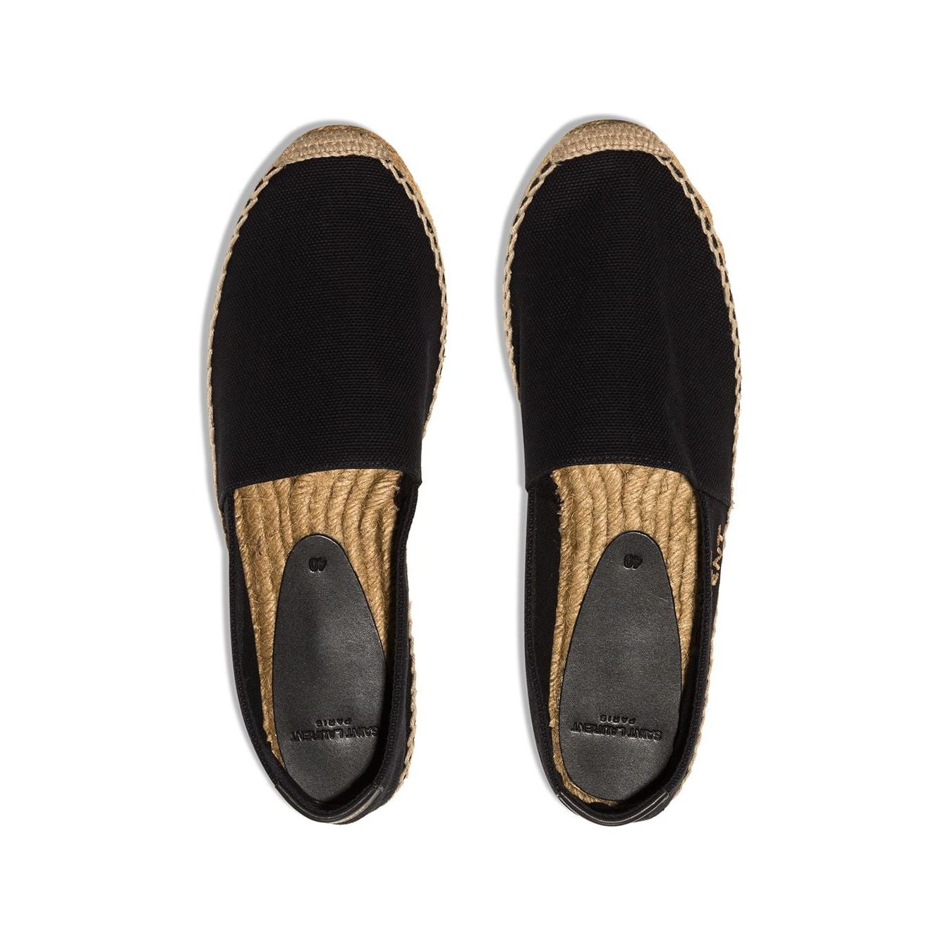 Saint Laurent  Flat shoes Black Espadrilles Saint Laurent