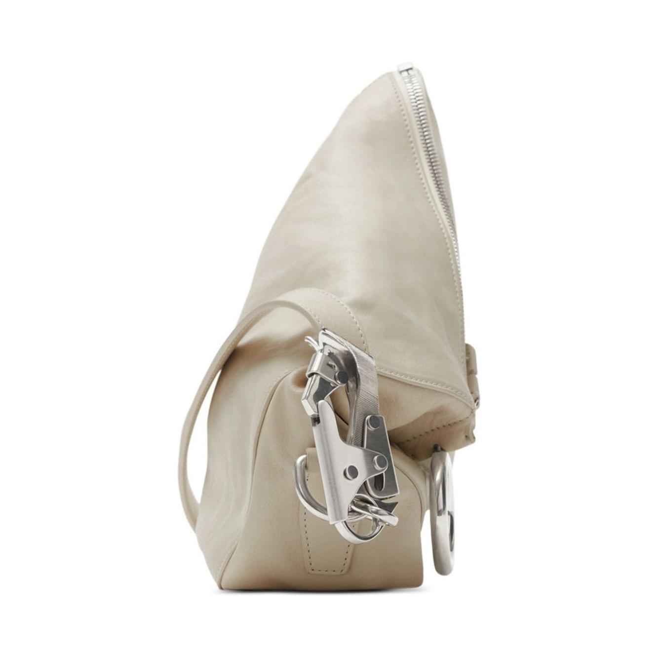 Burberry Small Knight Leather Shoulder Bag Shoulder Burberry Gray