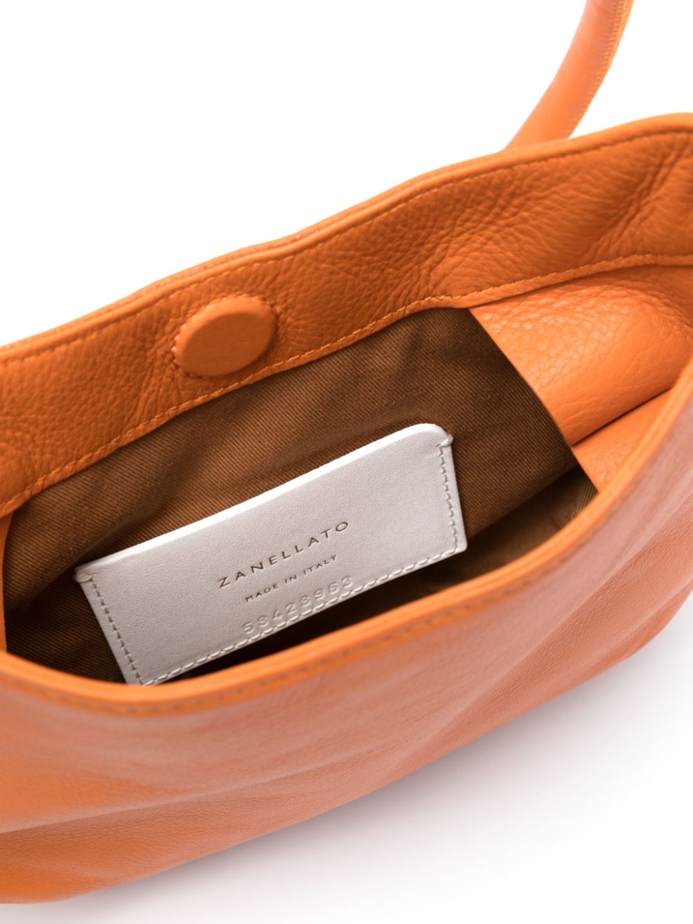 Zanellato Demi Leather Bag Orange Shoulder Zanellato