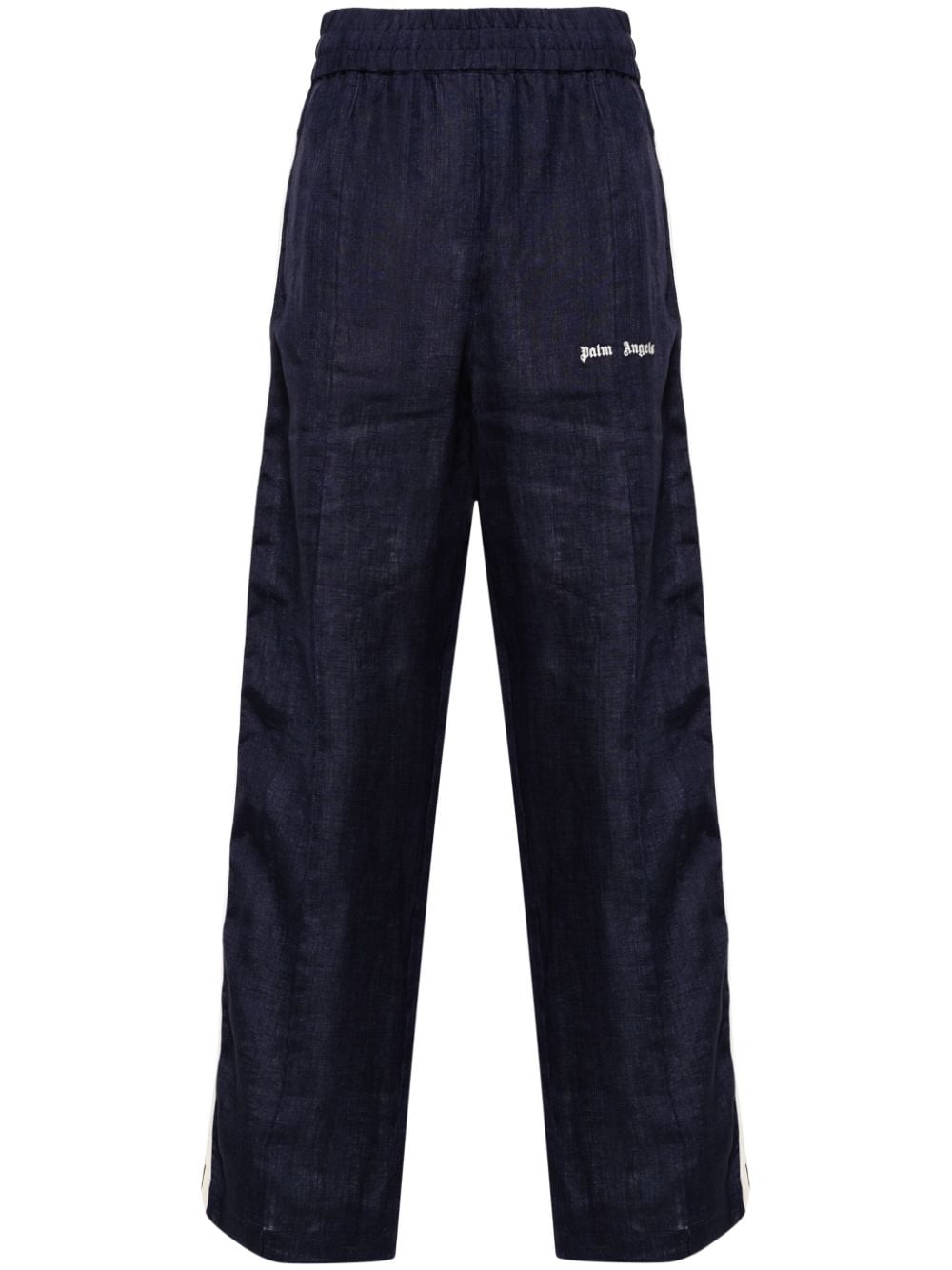 Palm Angels Trousers Blue Trousers Palm Angels