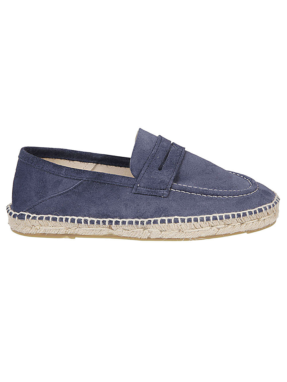 MANEBI Flat shoes Blue Moccasins Manebi