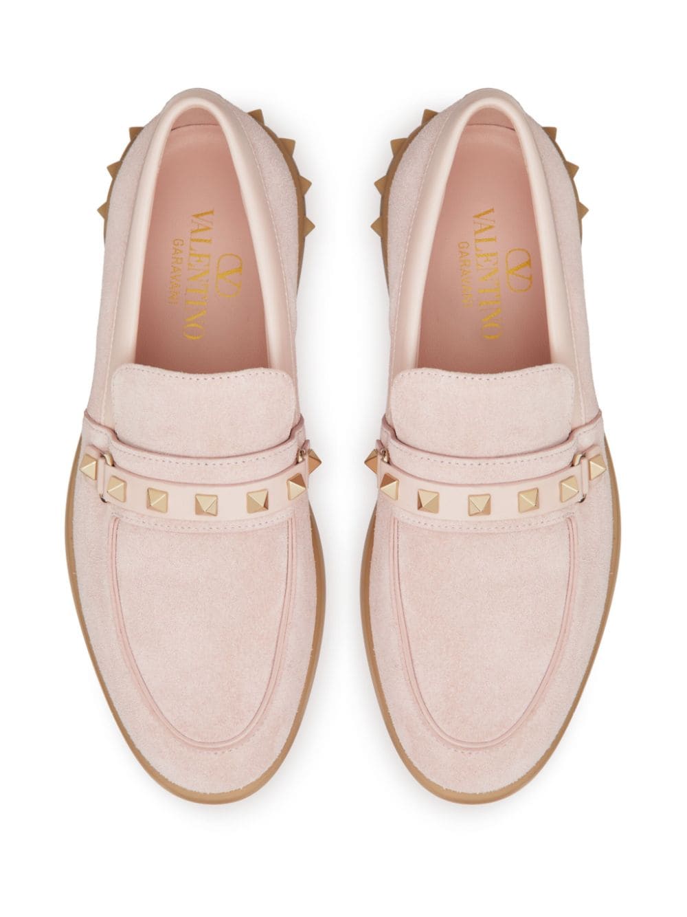 Valentino Garavani Flat shoes Pink Moccasins Valentino Garavani