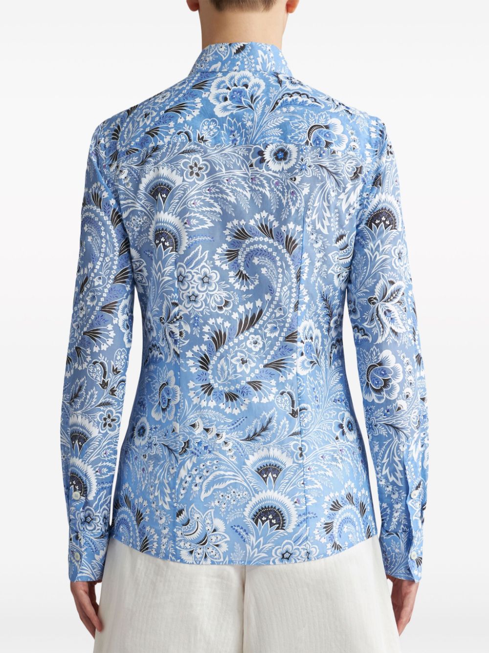 Etro Shirts Clear Blue Shirts Etro