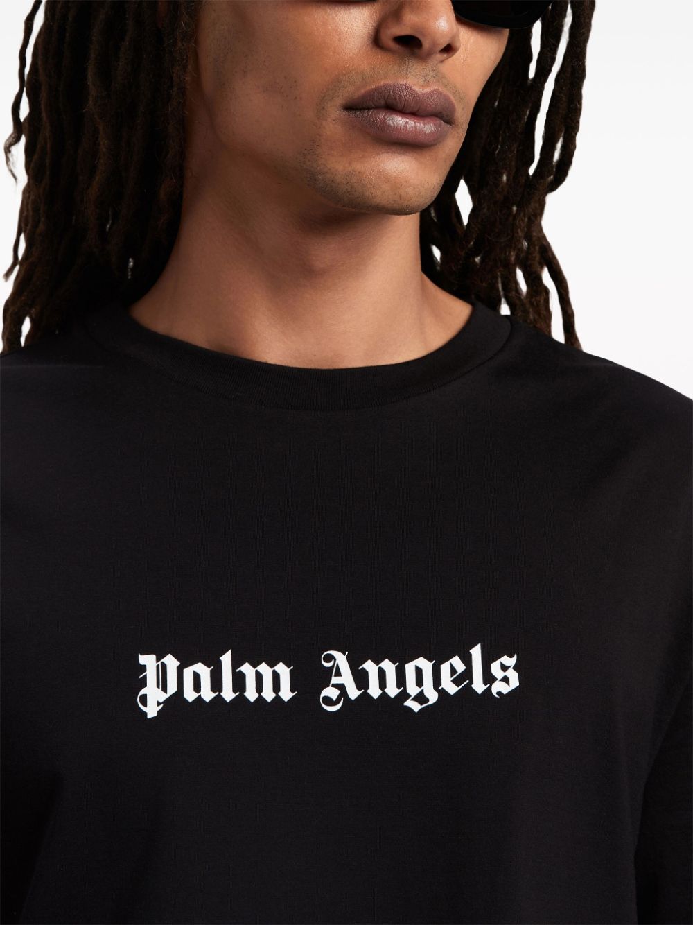 Palm Angels T-shirts and Polos Black Topwear Palm Angels