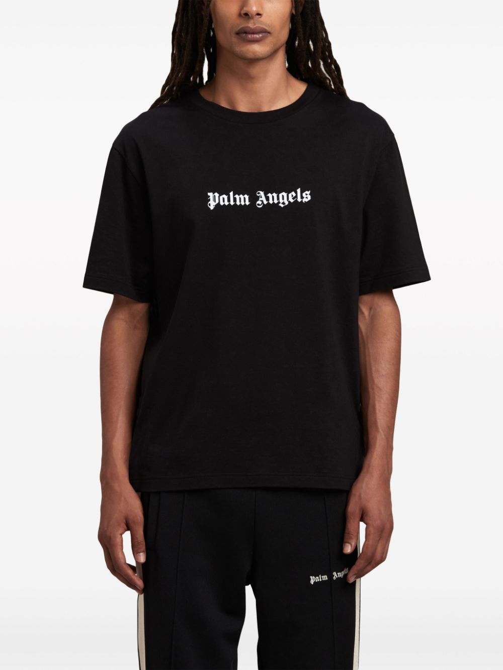 Palm Angels T-shirts and Polos Black Topwear Palm Angels