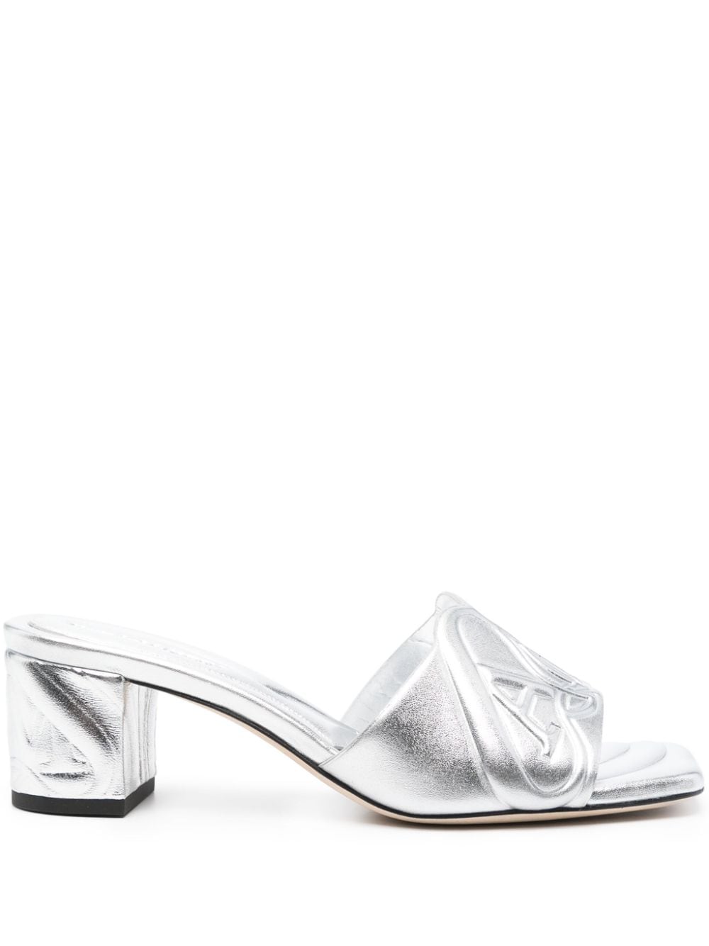 Alexander McQueen Sandals Silver Sandals Alexander Mcqueen