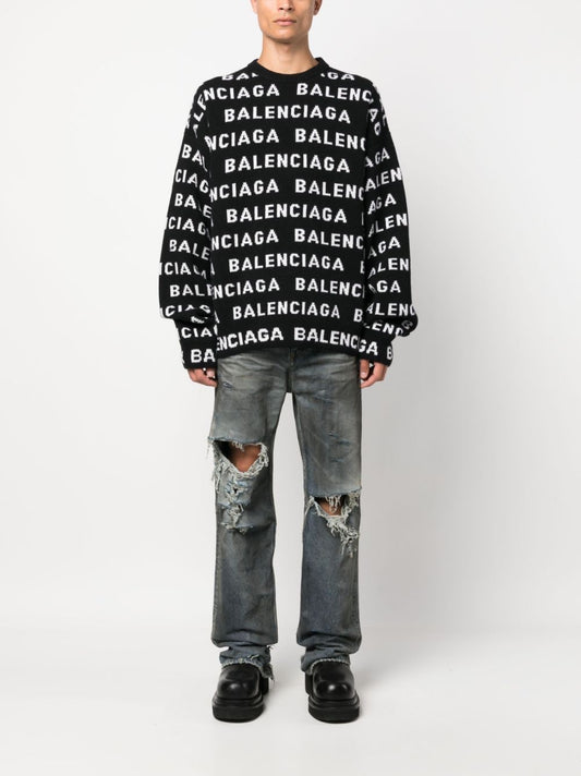 Balenciaga logo sweater Topwear Balenciaga