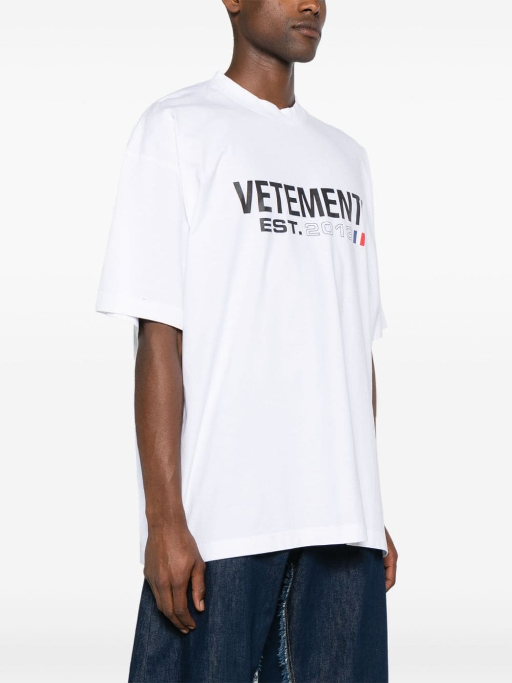 Vetements T-shirts and Polos White Topwear Vetements