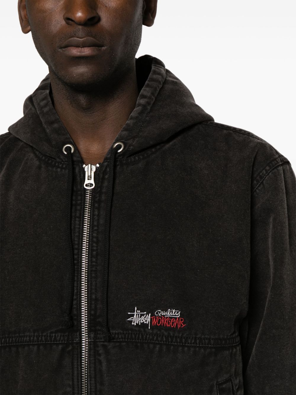 Stussy Jackets Black