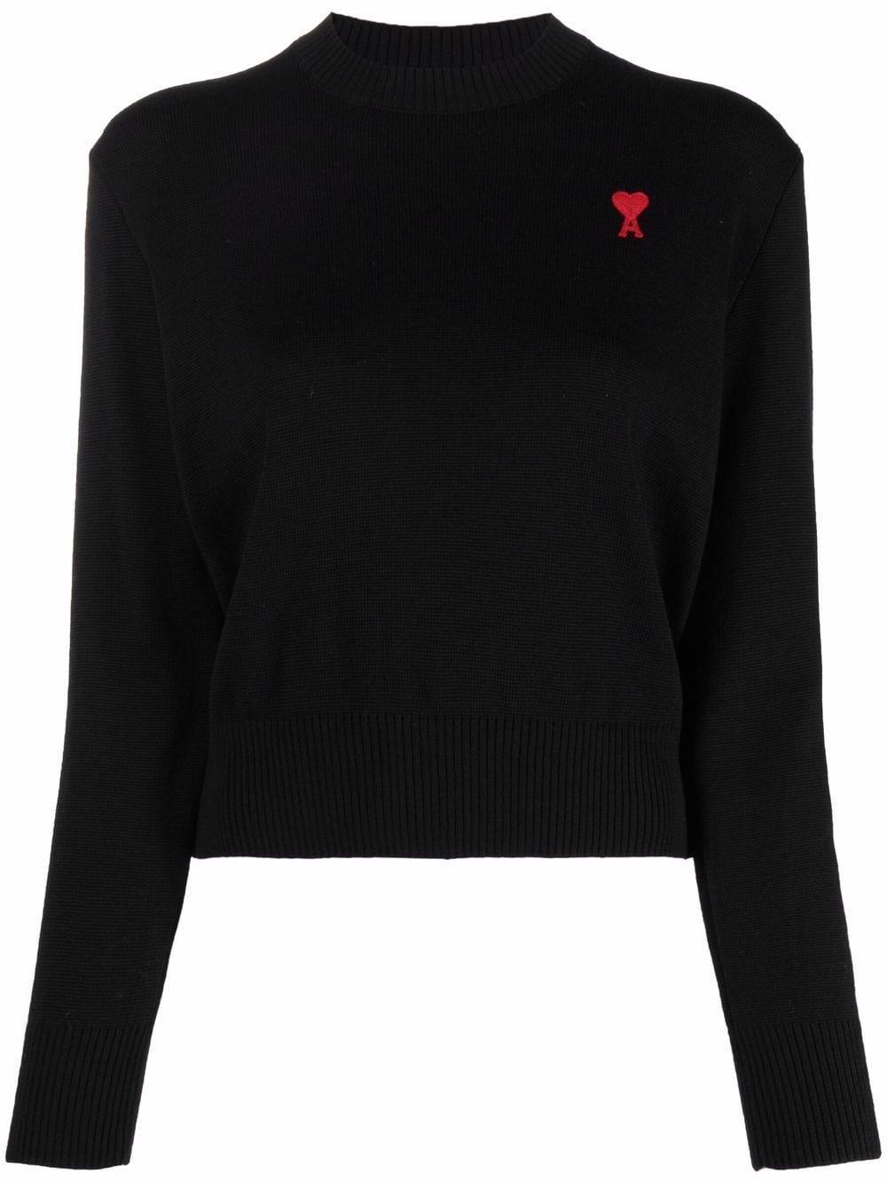 Ami Paris Sweaters Black Topwear Ami Paris