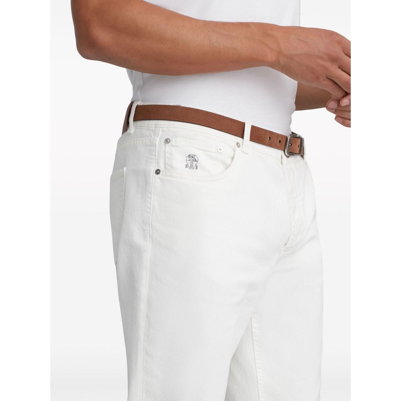 Brunello Cucinelli Jeans White Jeans Brunello Cucinelli