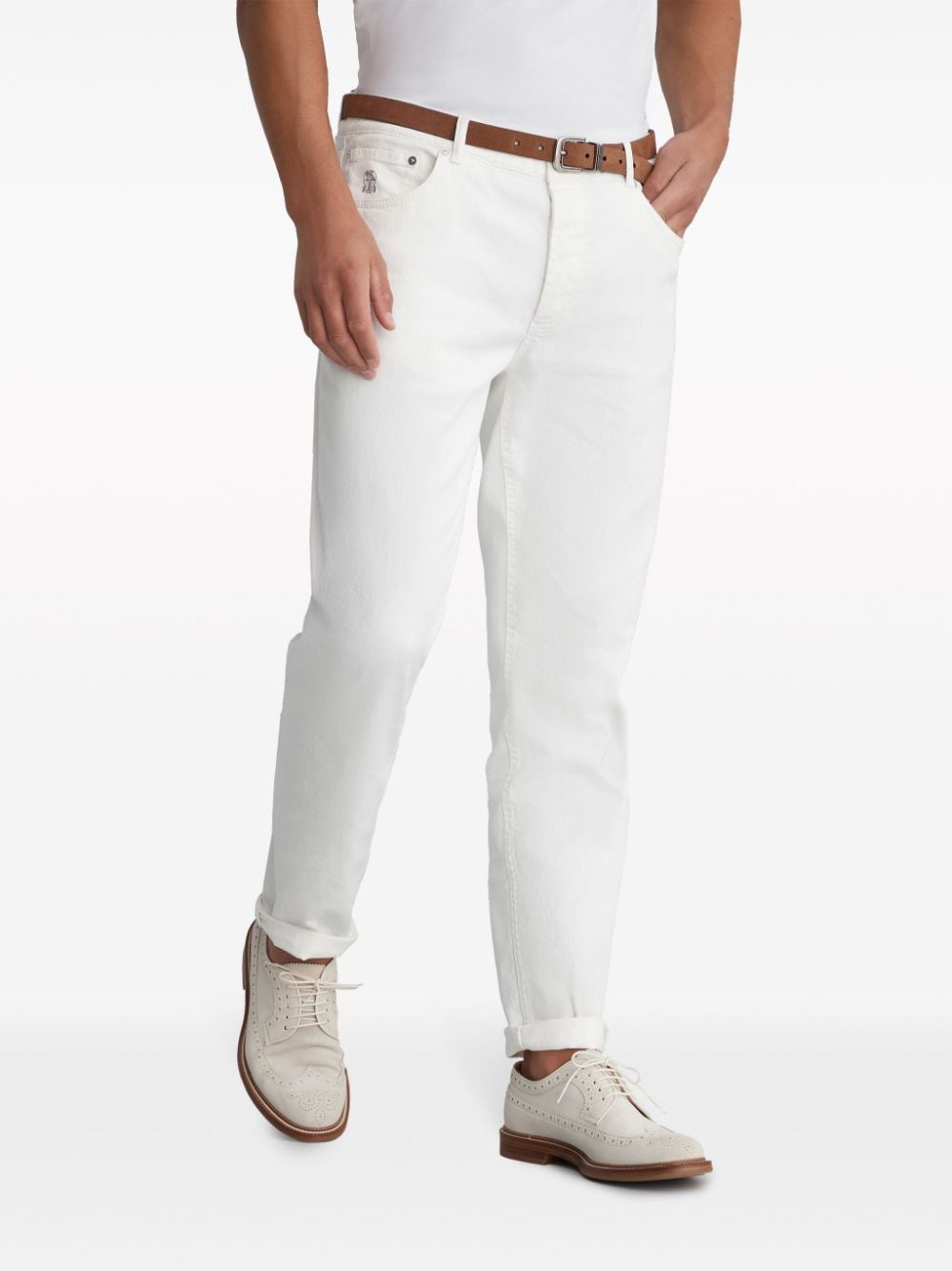 Brunello Cucinelli Jeans White Jeans Brunello Cucinelli