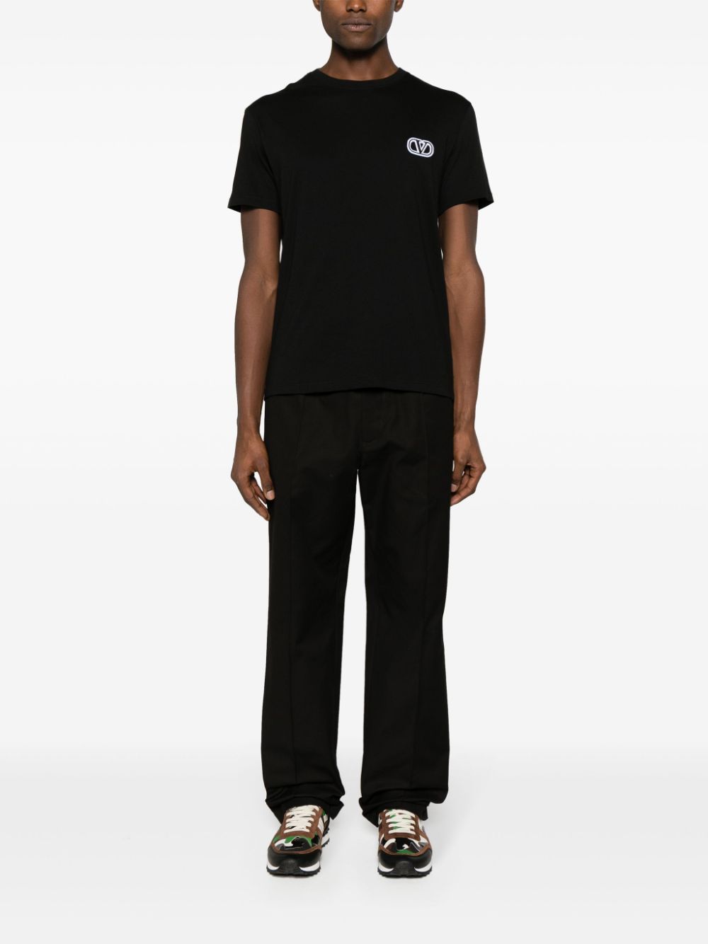 Valentino T-shirts and Polos Black Topwear Valentino