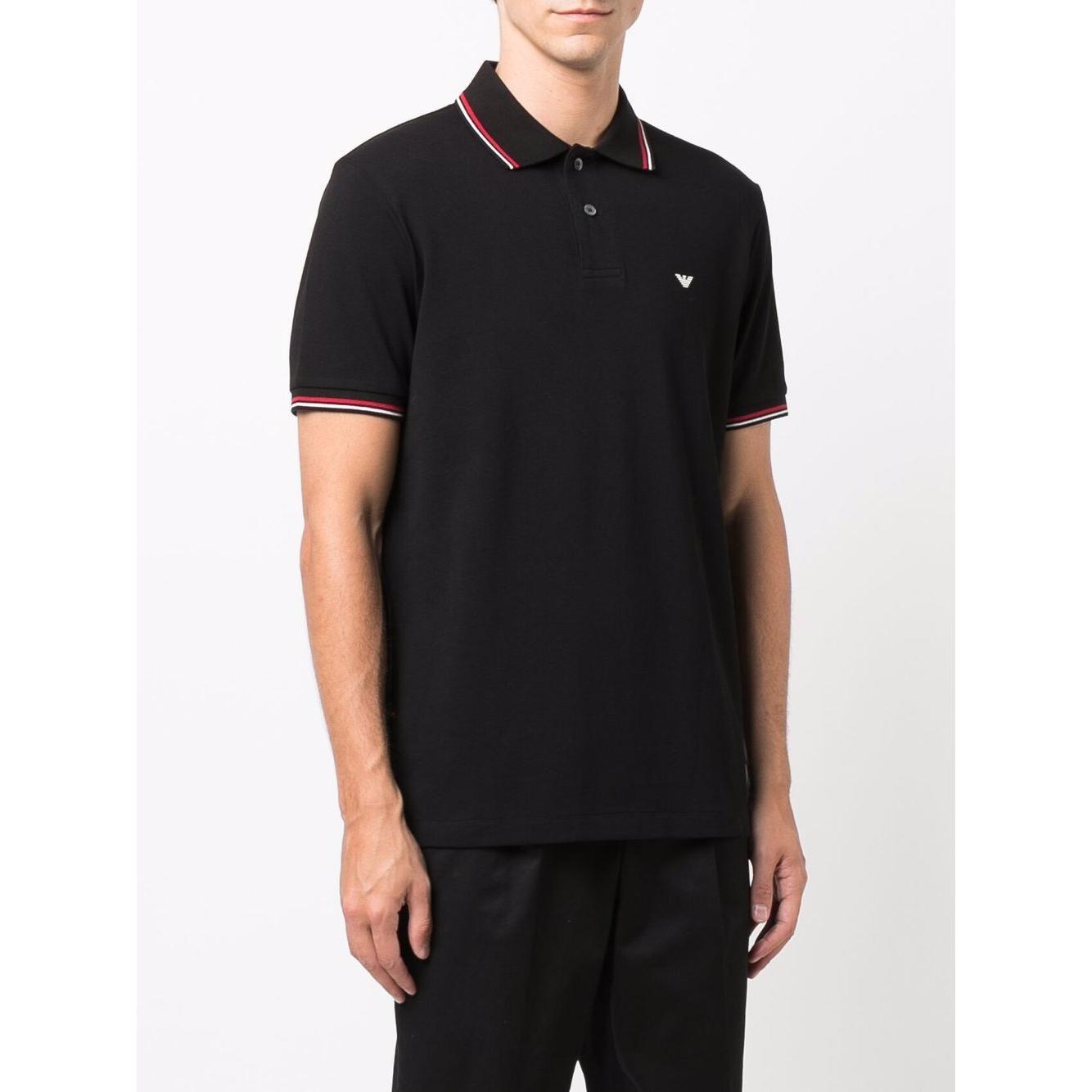 Emporio Armani T-shirts and Polos Black Topwear Emporio Armani