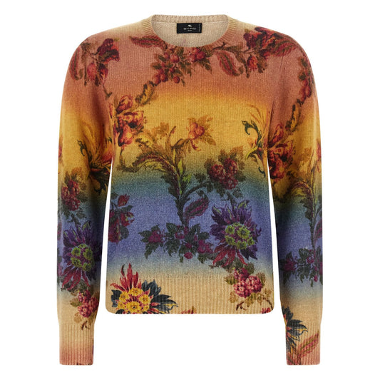 Etro Multicolor Wool Cardigan