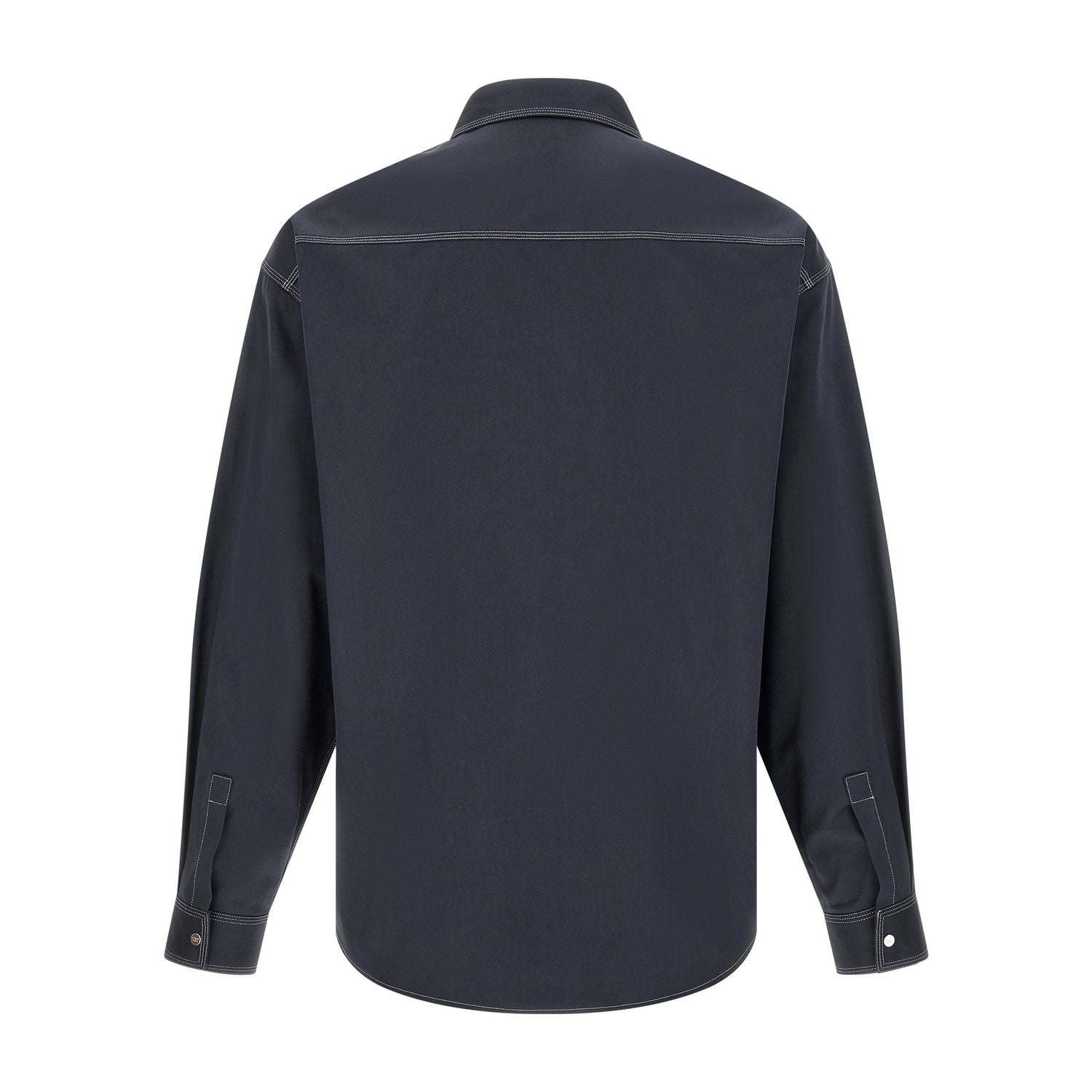 Fendi Blue Cotton Blouse