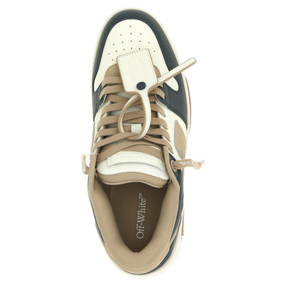 Off-White Multicolor Cowhide Low Top Sneakers
