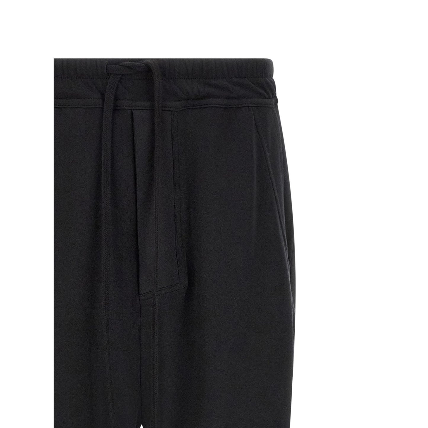 Thom Krom Black Cotton Casual Pants