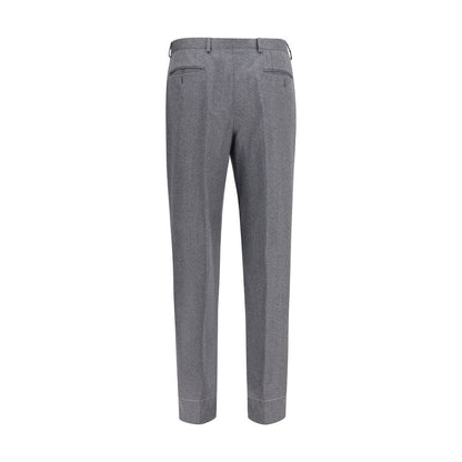 Brioni Gray Wool Oves Aries Casual Pants