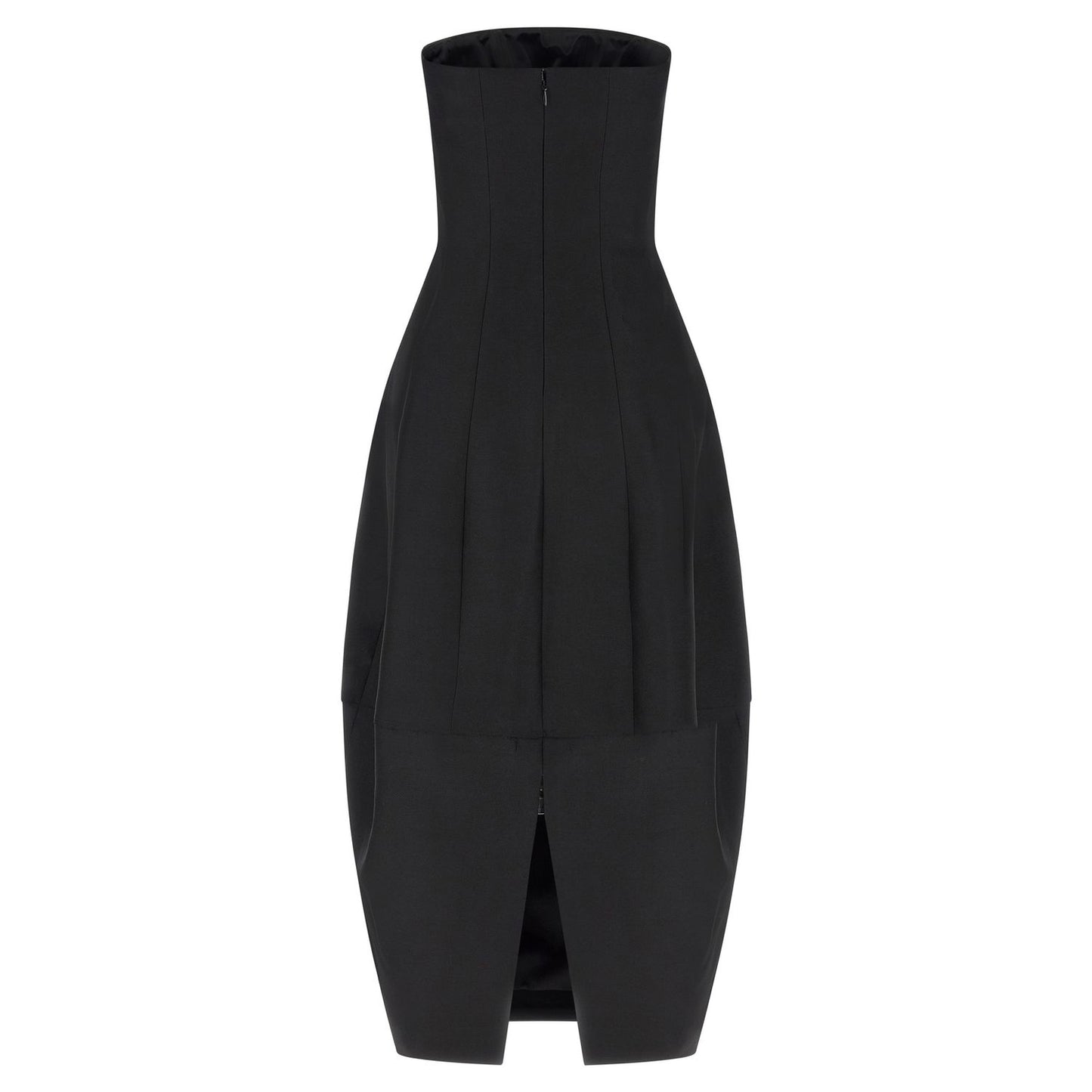 Khaite Black Wool Long Dress