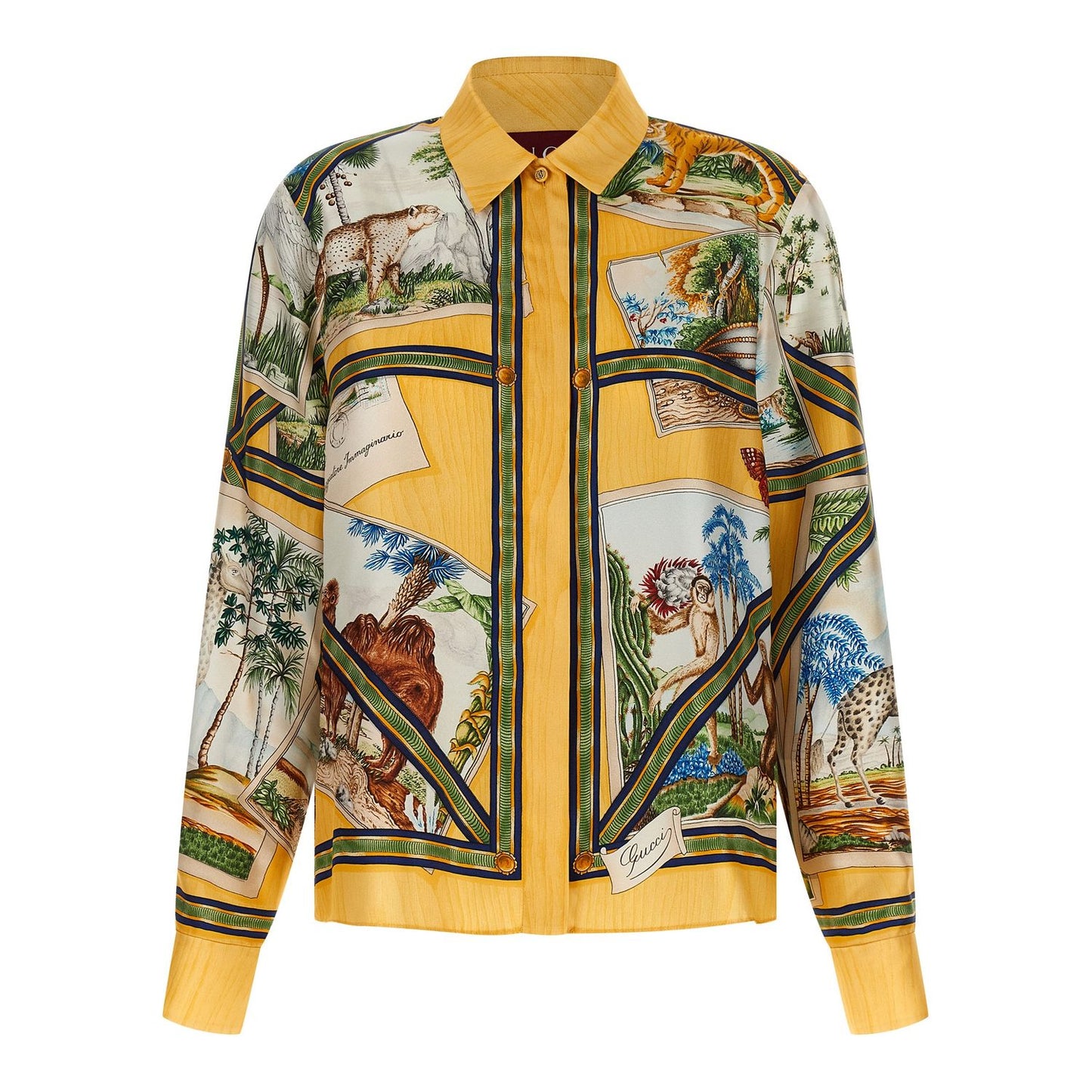 Gucci Multicolor Silk Blouse