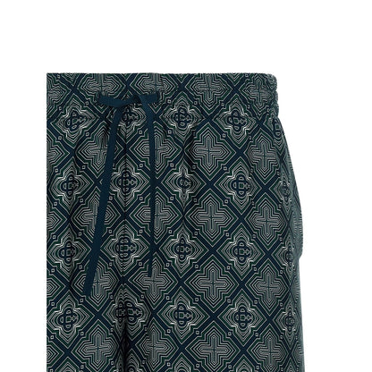 Casablanca Multicolor Silk Bermuda Shorts