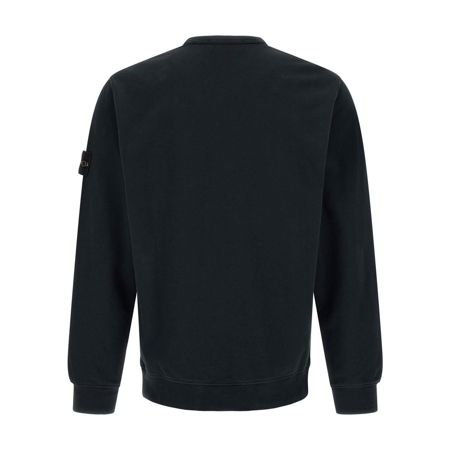 Stone Island Blue Cotton Sweatshirt