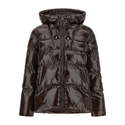 PINKO Brown Polyamide Full-Length Jacket