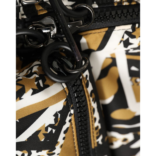 Dolce & Gabbana Multicolor Star Nylon School Travel Backpack Borse Bag