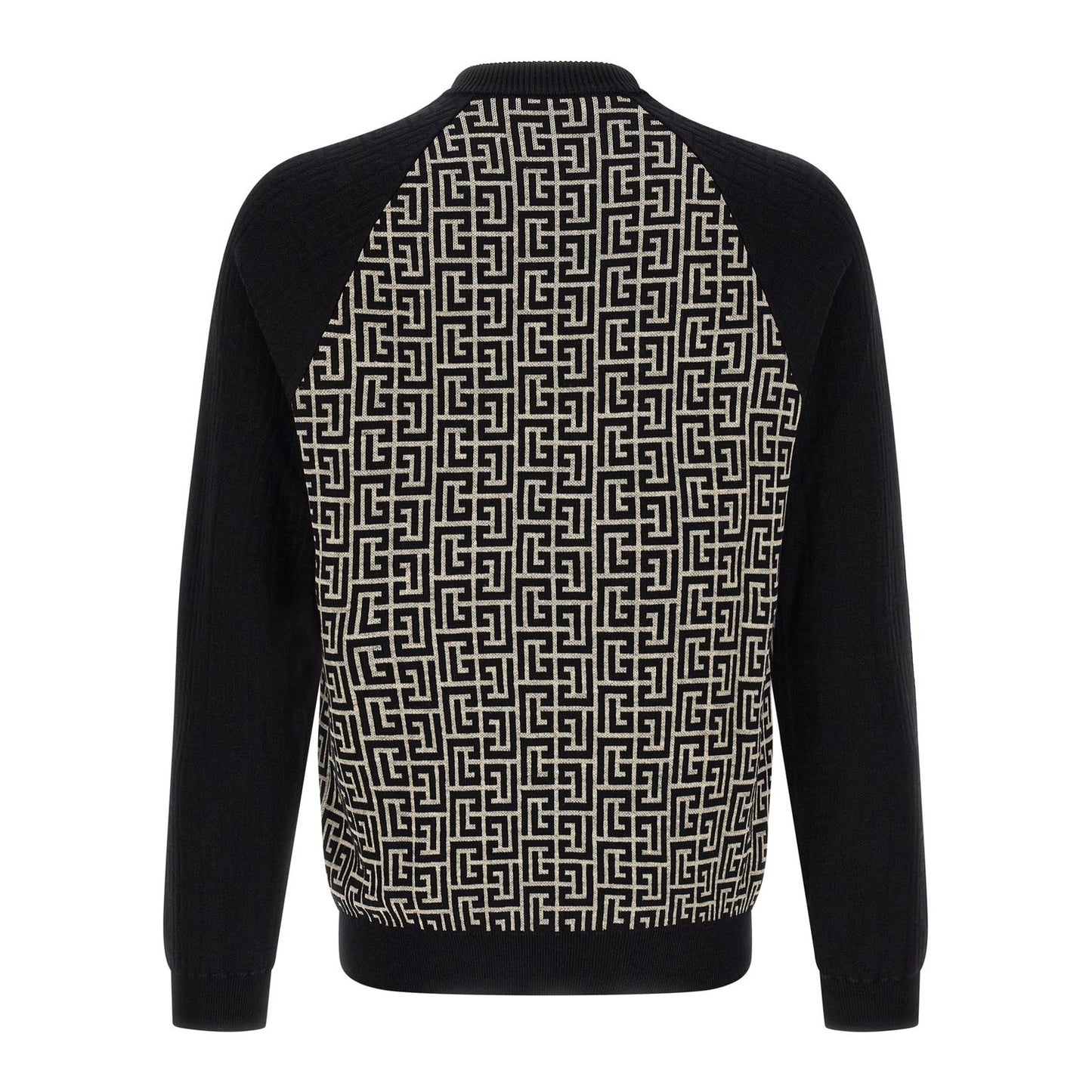 Balmain Bicolor Cotton Cardigan