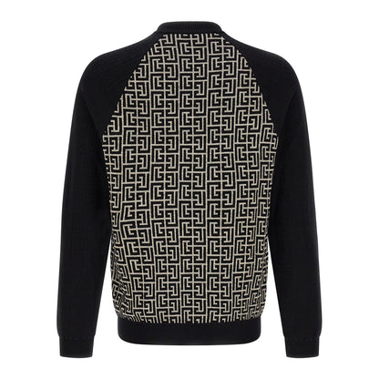 Balmain Bicolor Cotton Cardigan