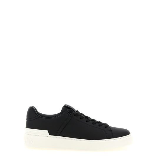 Balmain Bicolor Calfskin Low Top Sneakers