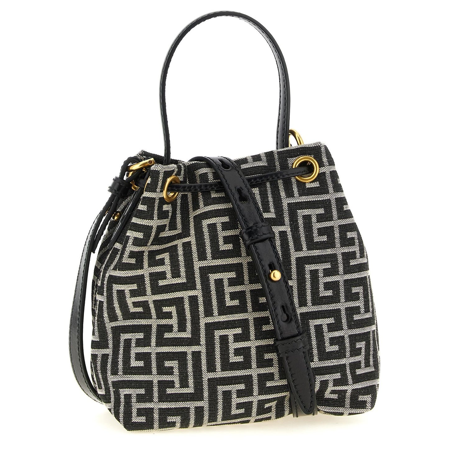Balmain Bicolor Polyester Handbag