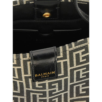 Balmain Bicolor Cotton Shoulder Bag