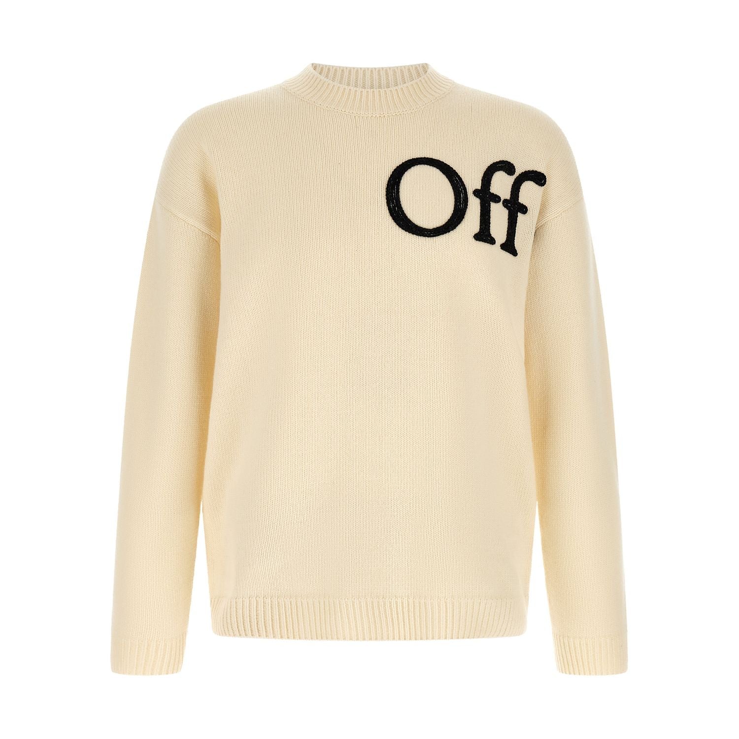 Off-White White Wool Cardigan