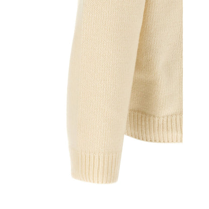 Off-White White Wool Cardigan