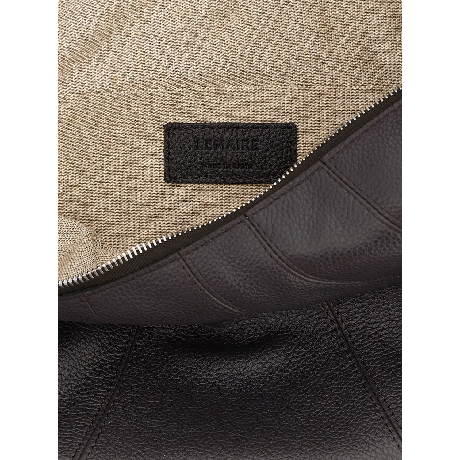 Lemaire Brown Calfskin Shoulder Bag