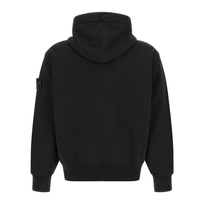 Stone Island Black Cotton Sweatshirt