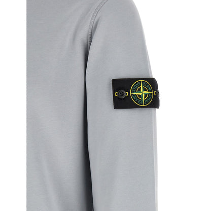 Stone Island Gray Cotton Sweatshirt